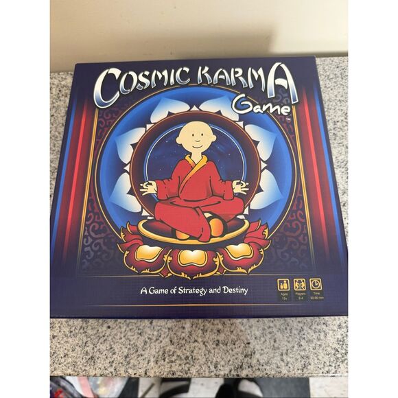 Cosmic Karma Game Board Game Open Box - Picture 1 of 2